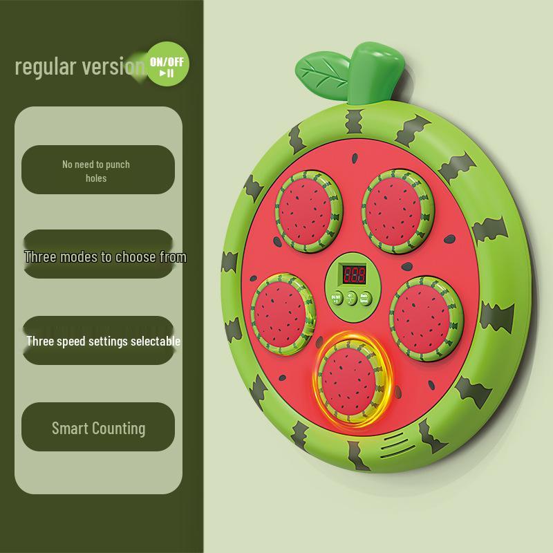 Smart Bluetooth Fruit-Themed Boxing Wall Trainer for Kids