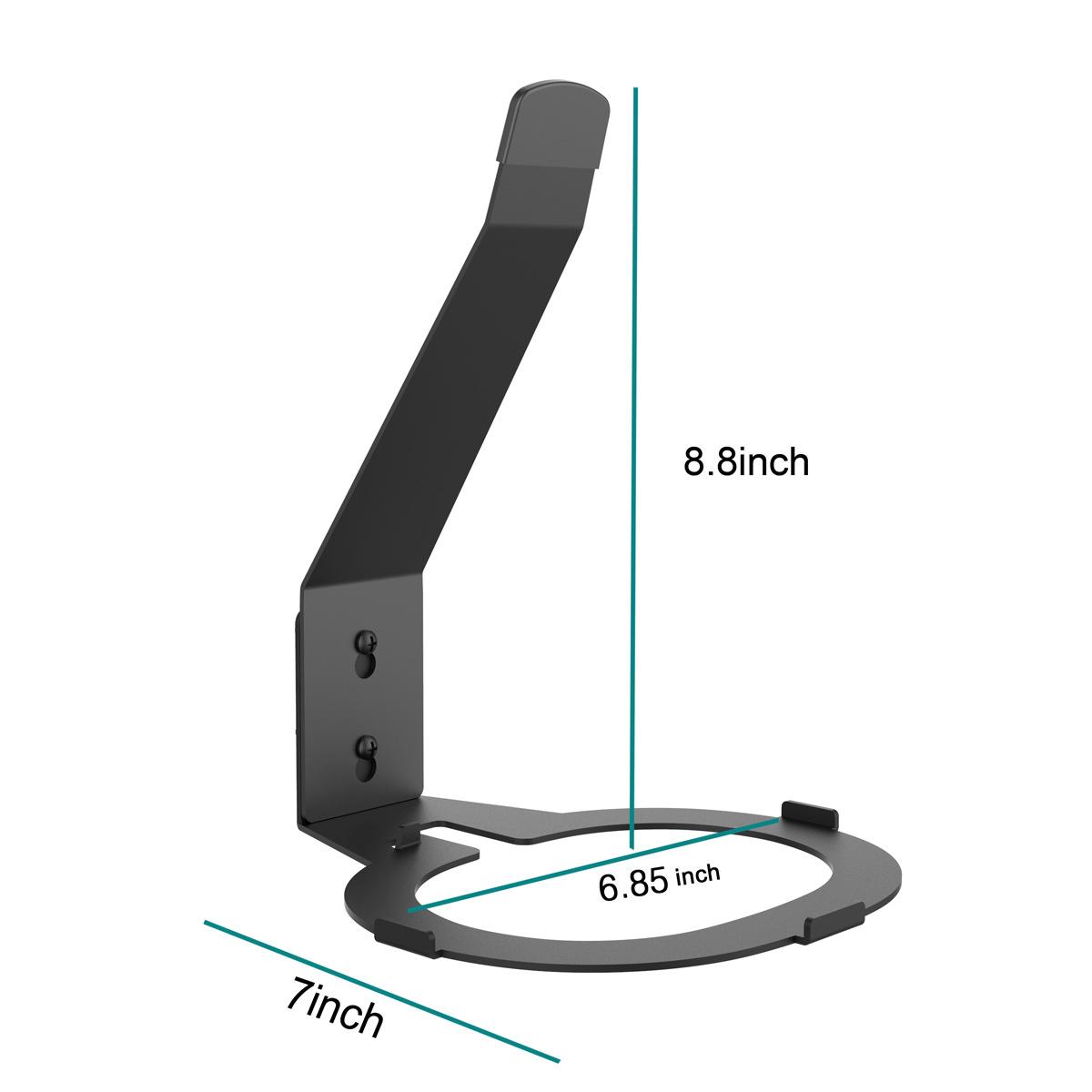 Speaker Metal Wall Bracket Indoor Courtyard Compatible with Move1 and Move2 Speaker Brackets чёрный