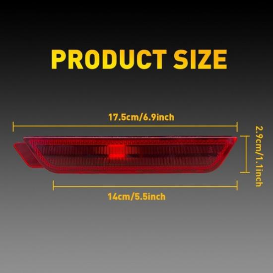 For 2010-2015 Chevy Camaro Rear Red Lens Side Marker Lights Lamp Housing LH RH A