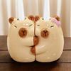 Ceramic Couple Toothbrush Rack Creative Electric Toothbrush Stand  Valentine's Day Gift