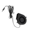 USB Blower Fan 3.8in 3 Speed Mode DC5V Brushless 3800 RPM 22 CFM Computer Cooling Fan for PC Electronics 3D Printer