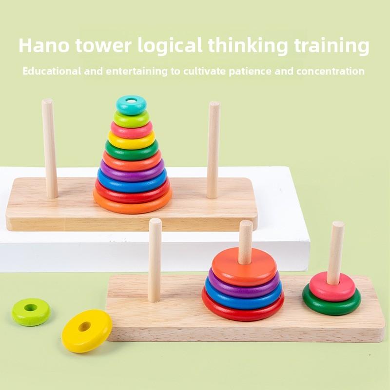Wooden Stacking Multilayer Puzzle For Concentration Development Intelligence