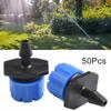 50PCS Adjustable Irrigation Sprinkler Garden Drip Emitters  Spray Rotating