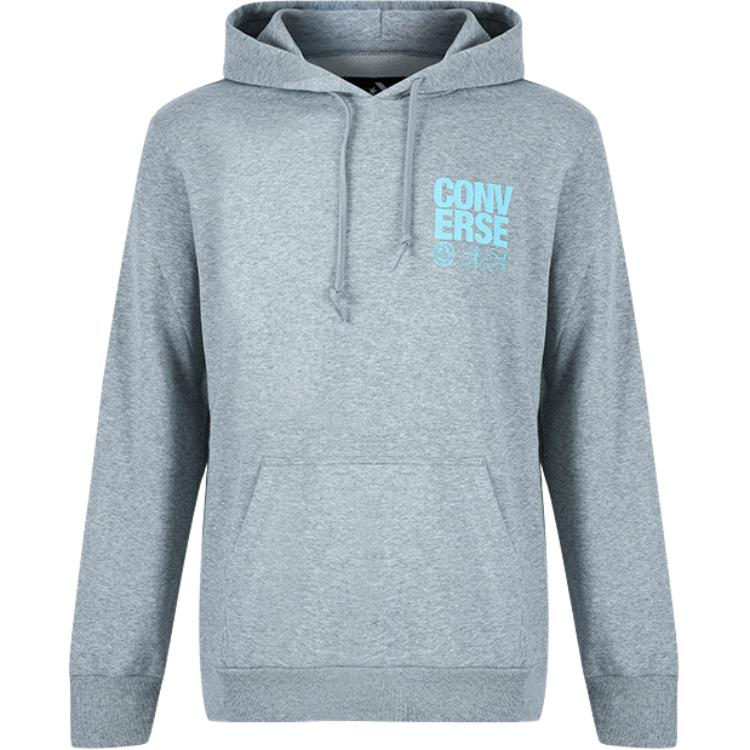 Converse Sweatshirt Men s Textured Gray 10021131-A02 M