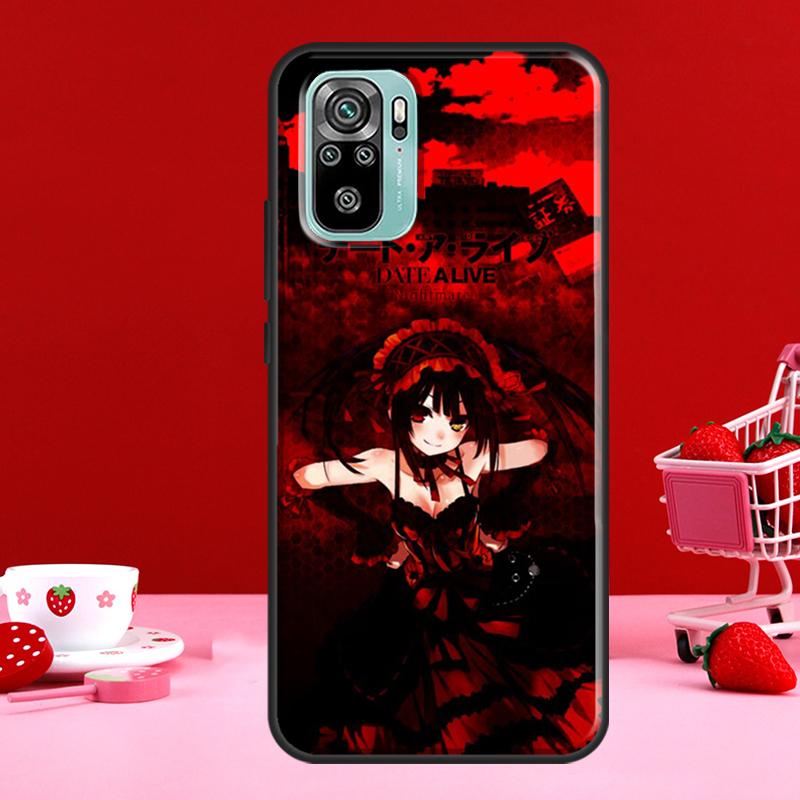 Date A Live Tokisaki Kurumi For Xiaomi Redmi Note 8 9 10 11 Pro Note 10S 9S 11S Case For Redmi 9 10 9T 9A 9C Coque
