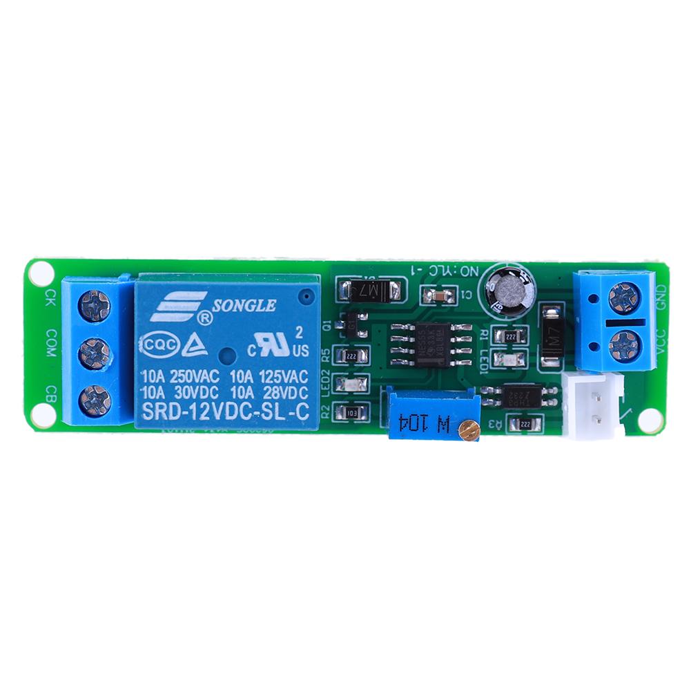 DC 12V Delay Turn Off Module with Indicator Light Timing Relay Time Switch Turn OFF Relay Module for Automation Equipment
