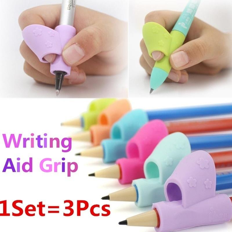 

3шт/комплект детский держатель карандашей помощь при письме ручка инструмент для коррекции осанки 1