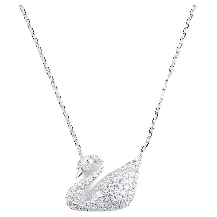 

Swarovski Swan Crystal Pendant Necklace Women necklace 5467384 Box+Shopping Bag (Random Color)
