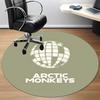 1pc Arctic Monkeys Chair Carpet for Office Non Slip, Lightweight, Machine Washable Rug for Office Holiday Decor