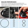 O-Ring Seal kit for FX5/FX6 Aquarium Cartridge Filter Compatible with Fluval A-7, A-0, A-2 Replacement Parts