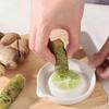 Manual Garlic Shredding Plate Round Porcelain Carrot Grinding Dish  Ginger Garlic Paste