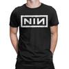 NIN Retro Logo Nine Inch Nails Tričko Pánské Dámské Móda Bavlněné Tričko Kulatý Výstřih Krátký Rukáv Trička Nápad na Dárek Oblečení
