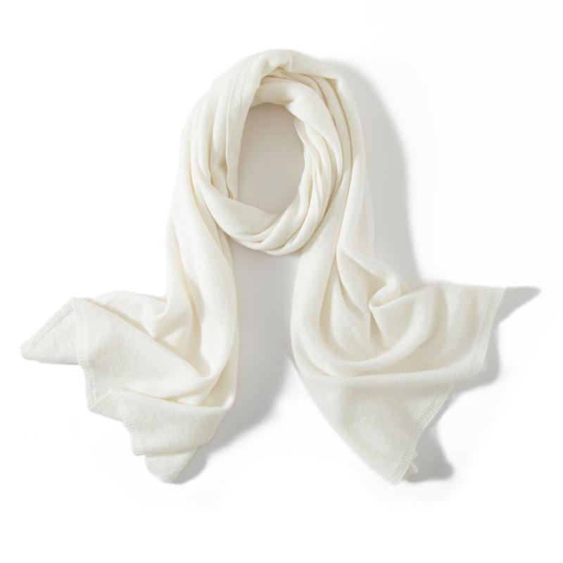 MERRILAMB High Quality Unisex 100% Cashmere Scarf Winter Fashion Plain Solid Warm Cashmere Shawl Wrap Long Scarves for Women Men