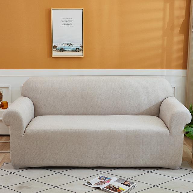 String Printed Sofa Furniture Protector Covers For Living Room Flexible Elasticized Slipcover Sectional Corner Sofa Covers 1 /2 /3 /4 -Chairer