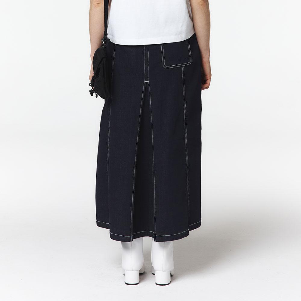 OFFROAD Women'S Denim Skirt (Blue)_5L42632