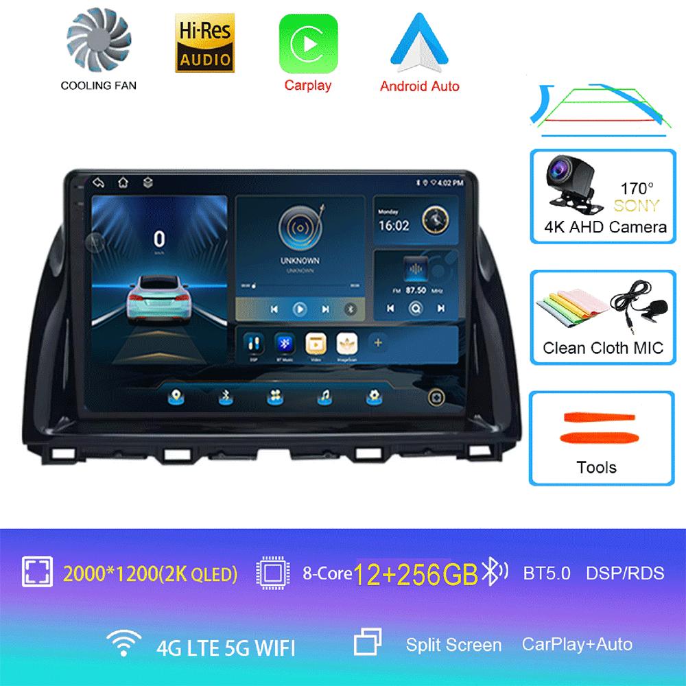 10.1"Android 14 Vedio Player Car Multimedia For Mazda CX5 CX-5 2012 - 2015 Car Autoradio Gps Navigation Stereo 2din HeadUnit 4G