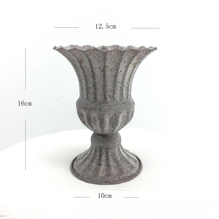 

Новые ретро кованые цветочные горшки свадебные украшения композиции из сухих цветов домашний декор украшения для отелей вазы украшения