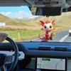 Christmas Dragon Car Dashboard Ornaments 2D Acrylic Dragon Pendant Charm Christmas Dragon Character For Vehicle Decoration