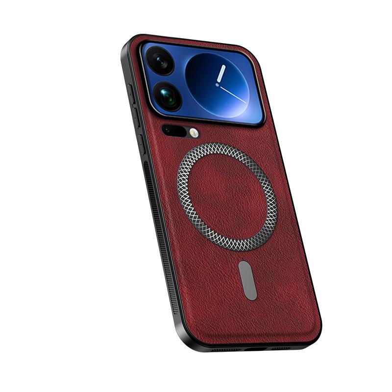 For Xiaomi Mi 17 Pro Max Case Luxury PU Leather Magnetic MagSafe Protective Back Cover Case For Xiaomi Mi 17Pro Phone Shell