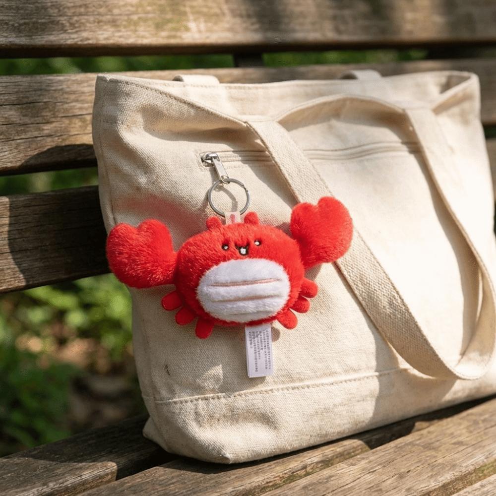 Weicher Plüsch-Essensanhänger Miniaturtasche Zarte Dekoration Neuer Snack-Schlüsselanhänger Rucksackdekoration