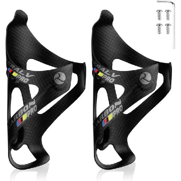 Carbon Fiber Water Bottle Cages 18g Lightweight Bicycle Water Bottle Holder Bike Cages Brackets Road Bike MTB Bicycle Path Water Cycling Parts