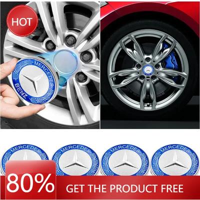Car Sticker 60MM Car Wheel Hub Center Caps Rims Car Series Auto Rims Wheels Cover For Mercedes Benz GLE GLC A B C E Class W246 W