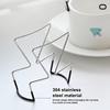 Hot Cafe Drip Bag Holder Stainless Steel Outdoor Japanese Style Hanging Ear Coffee Filter Holder Portable Stand