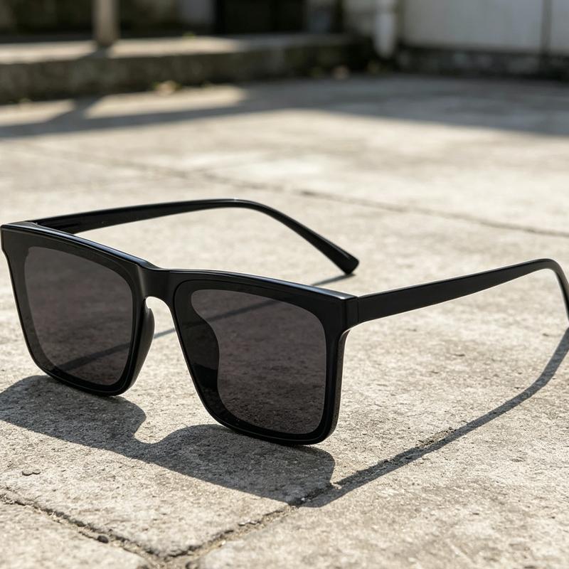High Quality Fashion Myopia Glasses Women Men Vintage Square Frame Sunglasses with Minus Diopters Casual Outdoor Sports Eyewear