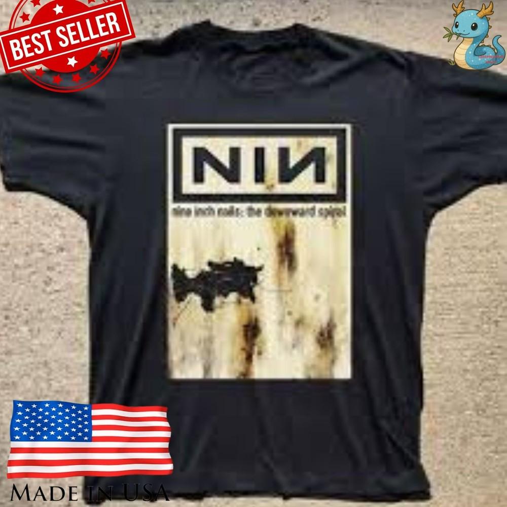 Nine Inch Nails NIN Repint Graphic Band T-Shirt Vintage Style Tee Unisex T-Shirt XL
