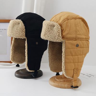 Lei Feng Hat Women's Winter Warm and Cold Ear Protection Cotton Hat Outdoor Riding Hat