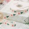 25yards 15/25mm Christmas Tree Ribbon Printed Polyester Ribbons for Decor Xmas Gift Rope Wrapping New Year Gifts Crafts