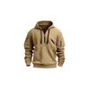 Herren American Hot Style Frühling/Herbst Hoodie mit Reißverschluss, Taschen und Banddetails