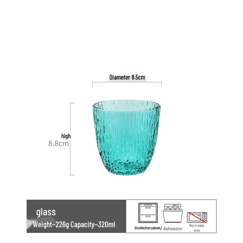Iceberg Pattern Glass Cup