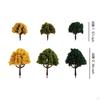 Model Green Trees Building Game Decor Layout Scenery Supplies Sculpture