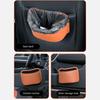 SEAMETAL Car Door Storage Box PU Leather Auto Seat Back Hanging Cup Holder Trash Can Multi-function Car Storage Pocket Organizer