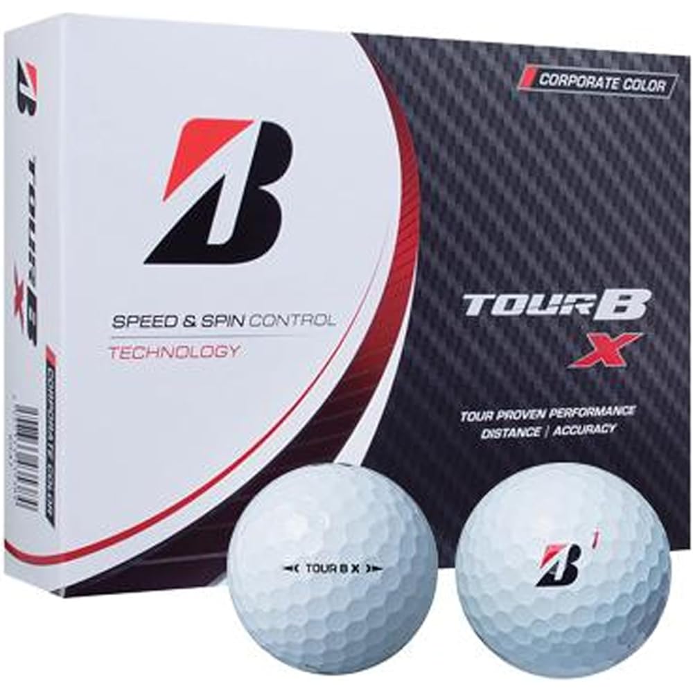 Bridgestone TOUR B X Golf Balls 2022 Model Pack of 12
