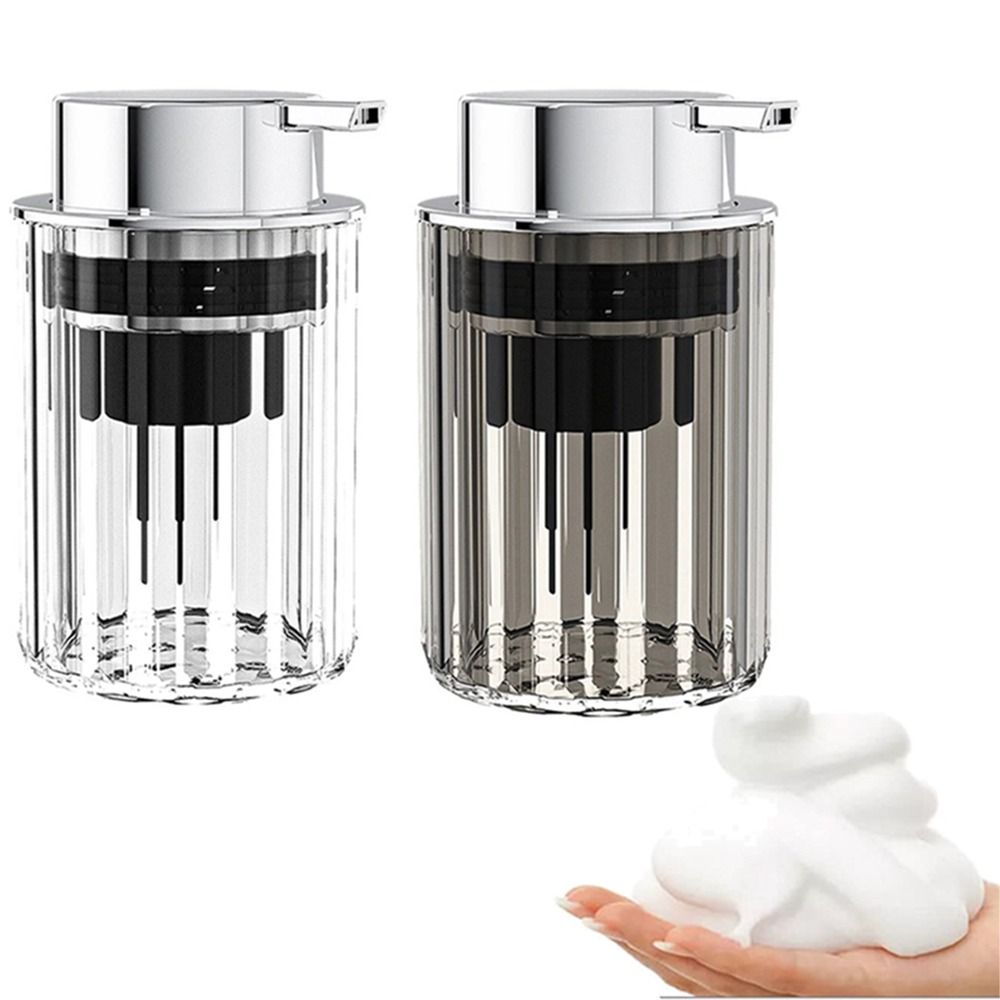 Refillable Foaming Soap Dispenser Push-type Foam Pump Jar Premium Mousse Bottle  Shower Gel