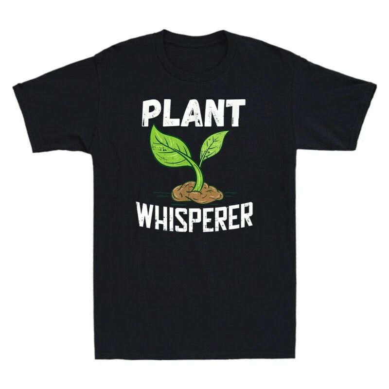Plant Whisperer Funny Hobby Gardening Mothers Day Vintage Short Sleeve T-Shirt XS