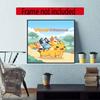 Bluey Customize Your Name Diamond Painting Round Diamond Diy Frameless Holiday Artwork Suitable For Home Office Wall Decoration