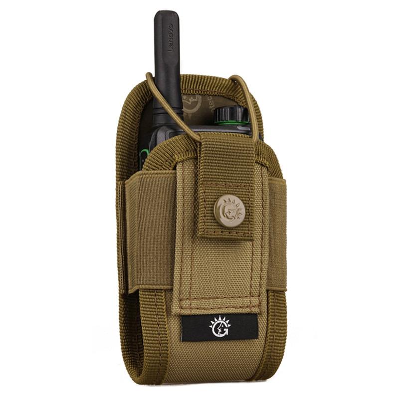 1000D Nylon Molle Pouch Radio Walkie Talkie Holder Bag Belt Pack Hunting Accessories Magazine Pouch Outdoor Airsoft Equipment