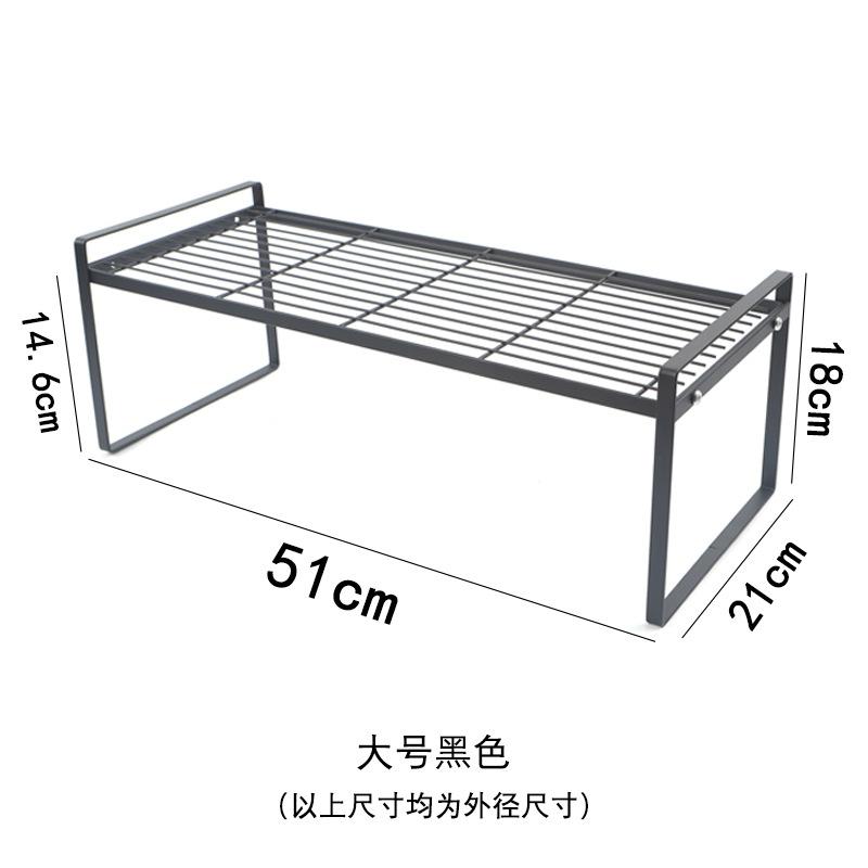 Kitchen supplies layered shelves, double-layer cabinets, dish storage racks, sink side countertops, plate drain racks