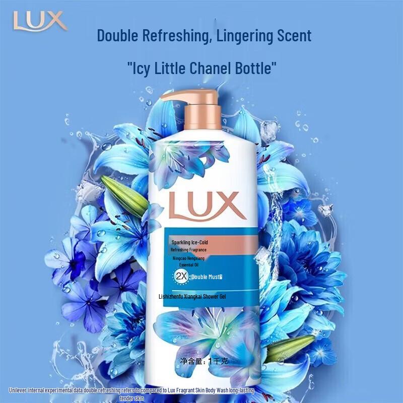 LUX Refreshing Icy Cool Shimmering Shower Gel