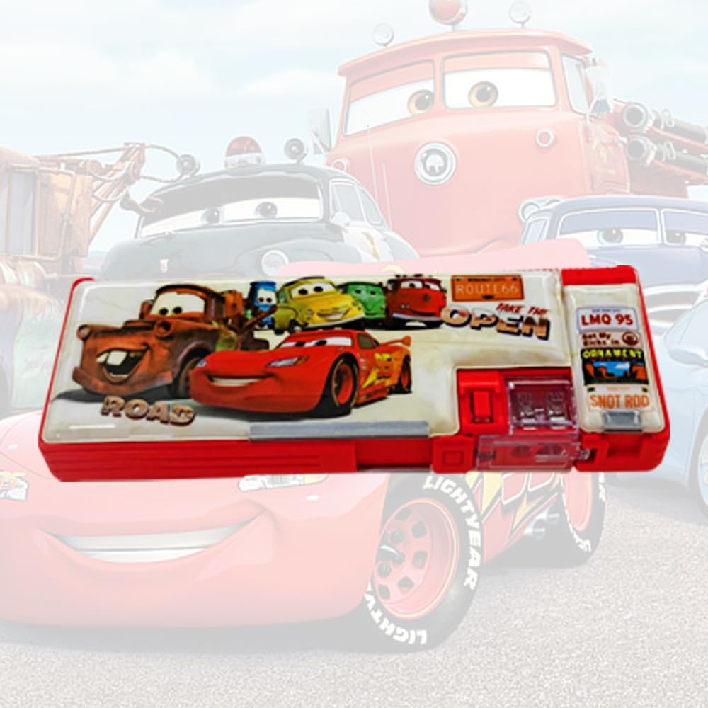 RSINC Magnetic Cars Pencil Box for Kids – E| Durable, Functional, and  Playful Stationery Organizer | V