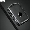 Custodia Protettiva in Metallo e Vera Pelle per Portachiavi Smart Auto Adatta per Volvo Xc60 Xc40 Xc90 S90 V60 S60 V90 2010- Portachiavi Anello Protettivo