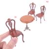 1/12 Wood Dollhouse Miniature Wooden Furniture Miniature Round Stool/Table