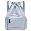 DampDry Compartment Separation Bag Large Capacity Drawstring Backpack Multiple Pockets Nylon Tote