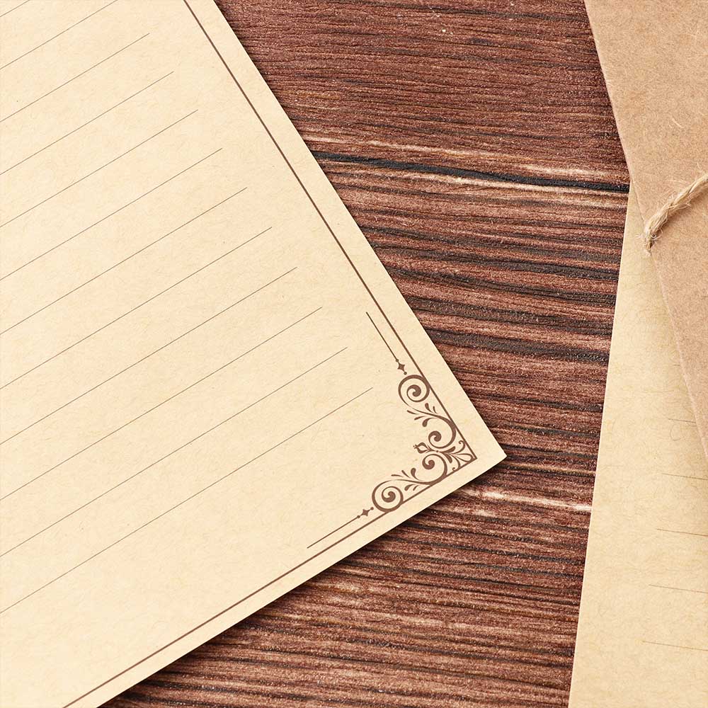 Mailers Set Letter Supplies Kraft Paper Envelope Letter Pad Writing Paper Envelopes Letter Paper