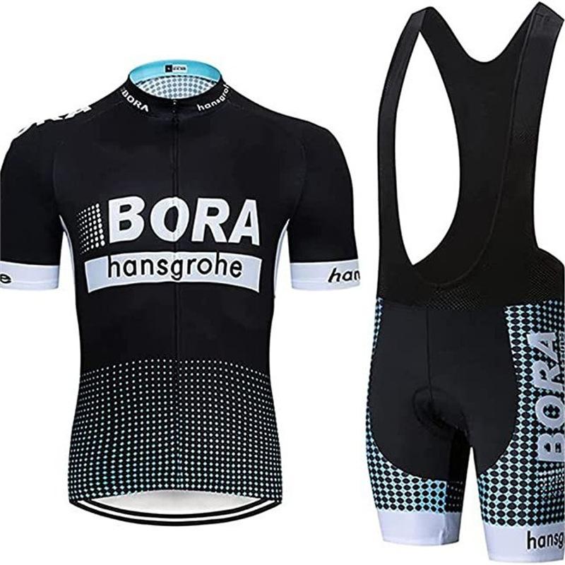 Set esclusivo transfrontaliero di abbigliamento da ciclismo BORA, maglie a maniche corte e pantaloncini, l'abbigliamento da ciclismo è personalizzato dai produttori per renderlo popolare su Amazon