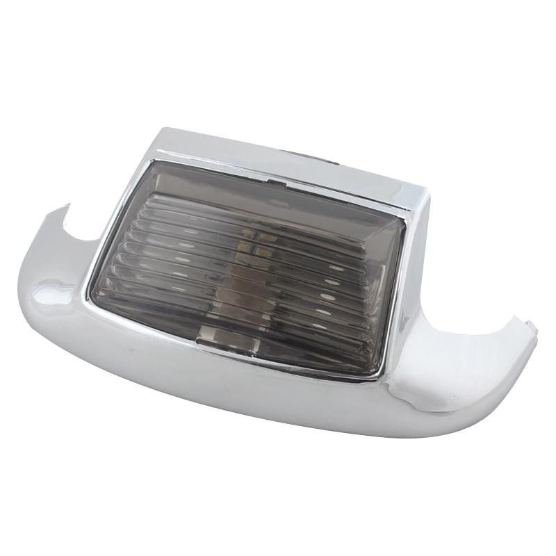 Chrome Motorcycle LED Front Rear Fender Tip Light For Harley Road King FLHR Heritage Softail Classic FLSTC Electra Glide