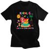 Custom Reggaeton Music Karol G Manana Sera Bonito Tshirts for Men Short Sleeves T Shirt Cool Tshirts Slim Fit 100 Cotton Tees